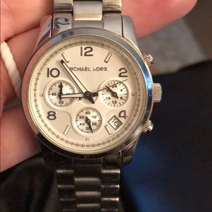 Silver Michael Kors watch